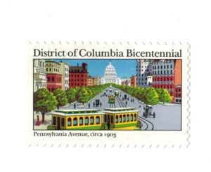 Scott #2561a District of Columbia 29c black (engraved) color omitted error stamp - Picture 1 of 2