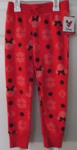 DISNEY MINNIE MOUSE RED SNOWFLAKE PANTS - ELASTIC WAIST - SIZE 6- NEW WITH TAGS - Picture 1 of 4
