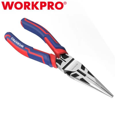 WORKPRO Premium 6-inch Needle Nose Pliers Heavy-Duty Wire Cutter Long Nose Plier - Image 1 of 4