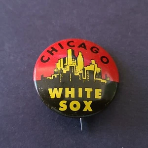 1968 Crane Potato Chips Pin Chicago White Sox - Picture 1 of 2
