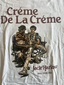 Creme De La Creme Jack Harlow Fall Tour Graphic T Shirt Size L - Picture 1 of 8