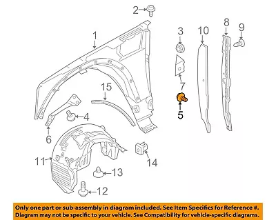 LAND ROVER OEM 06-13 Range Rover Sport guardabarros-soporte trasero tornillo RYG500980 Foto 1 de 2