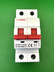 Premshield 100A zweipoliger Hauptschalter Trennschalter - Bild 1 von 4