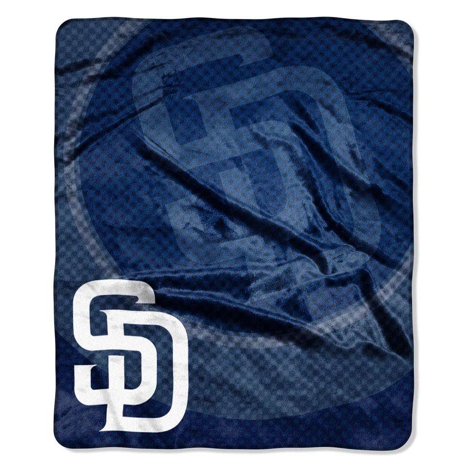 MLB San Diego Padres Micro Raschel Plush Throw Blanket, 50" x 60", Retro - Image 1 of 1