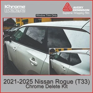 Chrome Delete Vinyl Overlay fitting the 2022-2025 Nissan Pathfinder R53 - Bild 1 von 6