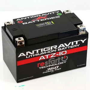 ANTIGRAVITY ATZ10-RS Lithium Street Bike Motorcycle Battery 360 CA 12Ah 2.6 Lbs - Picture 1 of 1