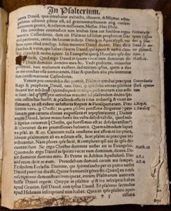 Psalterium Beati Brunonis 1533 Nicolaum Fabrum Lipsia libro antico malridotto - Foto 1 di 8
