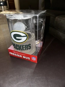 Green Bay Packers Freezer Fun Mug NFL Football New Open Box - Picture 1 of 2