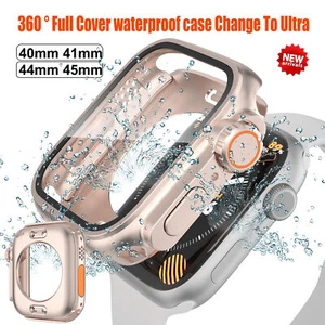 40/45 mm Estuche Impermeable 360° Cubierta Completa Cambiar a Ultra 49mm Para Apple Watch87654 - Imagen 1 de 23