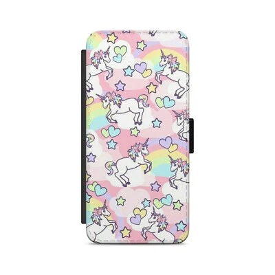UNICORN PATTERN  Flip Wallet Phone Case for iPhone Models - Image 1 of 3