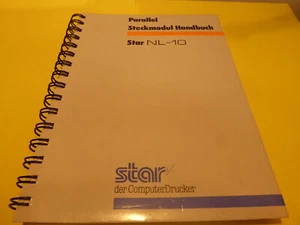 Parallel Steckmodul Handbuch für Drucker STAR NL-10 für Commodore 64/128 - Bild 1 von 3