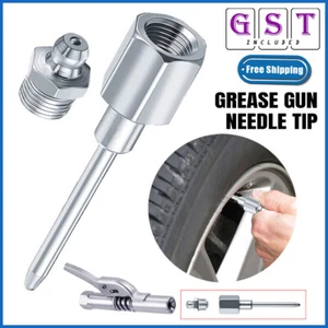 2/4x Grease Gun Needle Tip of The Mouth Removable Needle Nose Head Nozzle NEW - Picture 1 of 12