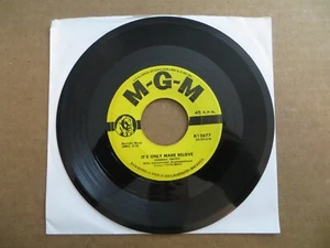 Conway Twitty – It's Only Make Believe - 1958 - MGM Records K12677 7" Single G+ - Picture 1 of 2