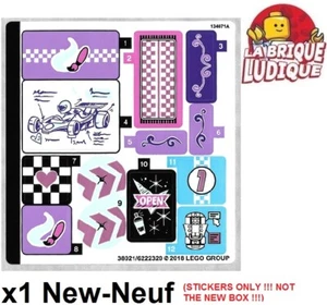 Lego 1x Sticker Autocollant Friends 41351 Creative Tuning Shop kart NEUF - Foto 1 di 1