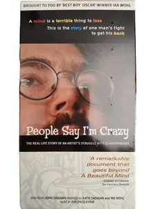 People Say I'm Crazy (VHS 2003) RARE Documentary Palo Alto Pictures John Cadigan - Picture 1 of 2