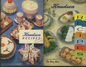 LOT of TWO BOOKLETS - 1959 & 1962 KNUDSEN RECIPES 11th & 13th Edition soft cover - Bild 1 von 6