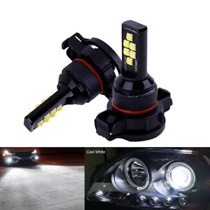 New 2x 5202 White LED Bulb Bright Upgraded SMD 3030 Fog Light Direct Replacement - Picture 1 of 10