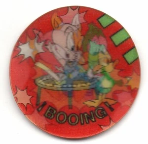 ¡BOOING! #133 MAGICTAZO TINY TOON 1994 MAGIC TAZO MATUTANO DAÑADO MUY ALABEADO - Bild 1 von 2