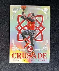 Dennis Schröder SILVER 2016-17 Panini Excalibur #48 ATLANTA HAWKS