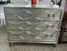 WORLD VIEWS GREENBRIAR CHINESE CHIPPENDALE METAL CLAD 3 DRAWER CHEST