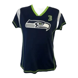 NFL Seattle Seahawks RUSSELL WILSON #3 Girls Blue Jersey Youth Size XL(14/16) - Picture 1 of 12