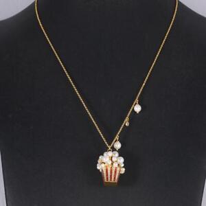 Kate Spade Pearl Size Three-Dimensional Popcorn Shaped Necklace
