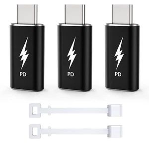 Adaptador de carga TechMatte USB-C paquete de 3 ¡NUEVO! - Imagen 1 de 1