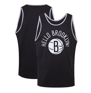 NUEVO SPORTIQE NBA BROOKLYN NETS ""Hola Brooklyn"" Logotipo Arcado De Colección Camiseta Sin Tanque - Imagen 1 de 3