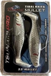 Paquete de 2 cebos de marea Tsunami PRO salmonete de 3,5 pulgadas TS-35PMUL-BMUL - Imagen 1 de 2