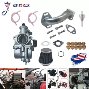 VM22 Inverted Manifold Carburetor For Predator 212cc For Honda GX160 GX200 Clone - Picture 1 of 14