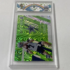 2017 Unparalleled Cooper Rush #261 Green Swirlorama Rookie RC Card /499 COSAT 9 - Foto 1 di 6