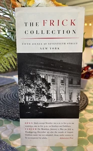 Folleto/folleto publicitario vintage del Museo de Arte de la Ciudad de Nueva York de la Colección The Frick - Imagen 1 de 4