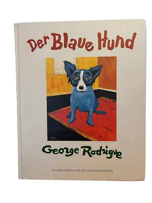 Der Blaue Hund (Blue Dog), George Rodrigue, 1992 Signed, limited, 146 of 1000 - Image 1 of 4