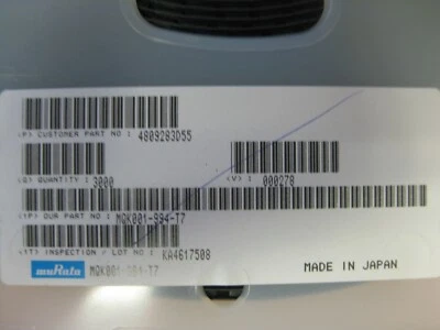 MQK001-994-T7 DISPOSITIVO DE MONTAJE EN SUPERFICIE MURATA (LOTE DE 100) Foto 1 de 4