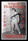 Framed Vintage Style Rock 'n' Roll Poster "ELVIS PRESLEY in CONCERT 1965"; 12x18