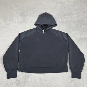 Lululemon Felpa con Cappuccio Donna 8 Nero Softstreme Pullover Maglione Casual Palestra Elasticizzato - Foto 1 di 11
