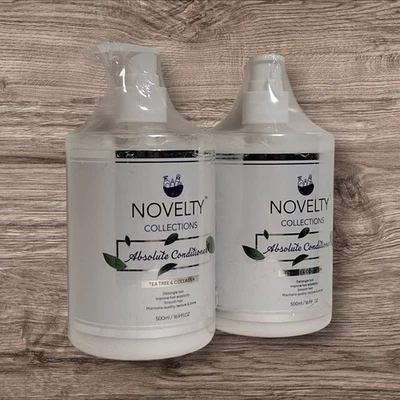PACK de 2 acondicionadores nutritivos para el cabello desenredantes árbol de té y colágeno 16,9 fl oz 3/27 Foto 1 de 4