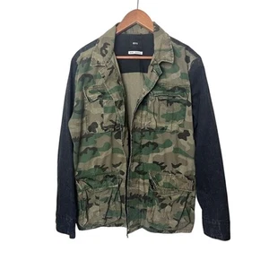 BDG Men’s Sz Medium Camo Button Up Distressed Utility Shirt Cotton Jacket - Picture 1 of 7