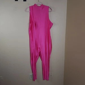 SKIMS Glanz Spandex Jersey Catsuit in Hot Pink Größe 4X - Bild 1 von 8