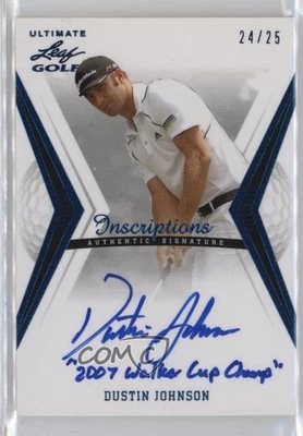 2012 Leaf Ultimate Blue Inscriptions /25 Dustin Johnson #BA-DJ1 Rookie Auto RC - Image 1 of 2