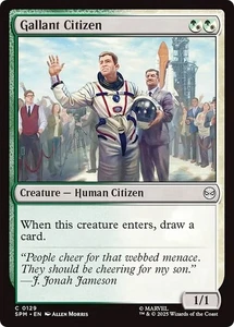 GALLANT CITIZEN x4 mtg NM-M Marvel's Spider-Man 4 Common - Picture 1 of 1