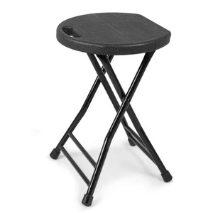 Folding Stool with Handle, Folding Chair,Folding Bar Stool with Non-Slip Feet... - Picture 1 of 7