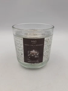 M&S Neroli, Line & Bergamot LED Light Up Scented Candle Brand New - Picture 1 of 4