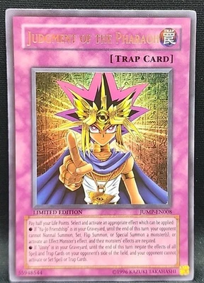 Yugioh Judgment of the Pharaoh JUMP-EN008 Ultra Rare Limited Edition NM 2Nice - Image 1 of 4