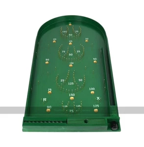 Masters Classic Pin Bagatelle Game - With Spring Plunger (green) - Picture 1 of 7