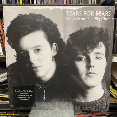 TEARS FOR FEARS - Songs From The Big Chair (Coke Bottle Clear Vinyl LP) NEW LP - Image 1 of 3