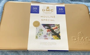 DMC 35 pc Skeins MOULINE SPECIAL in Collector Tin Embroidery Floss ~ New 117ZA - Picture 1 of 7