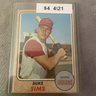 1968 Topps 508 Duke Sims EX #D707379 - Image 1 of 2