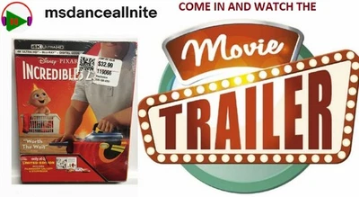 Disney's Incredibles 2 (4k Ultra HD/Blu-ray/Gallery Book,2018,3-Disc) EXCLUSIVE! Foto 1 de 4