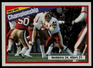 1984 Topps #8 1983 NFC Championship - Bild 1 von 2